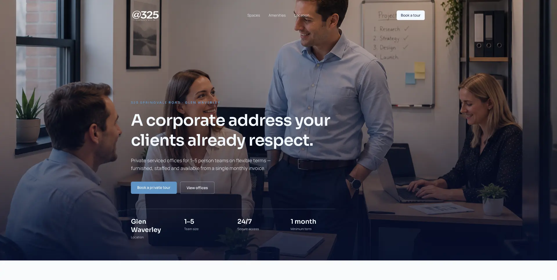 @325 Corporate Office website screenshot